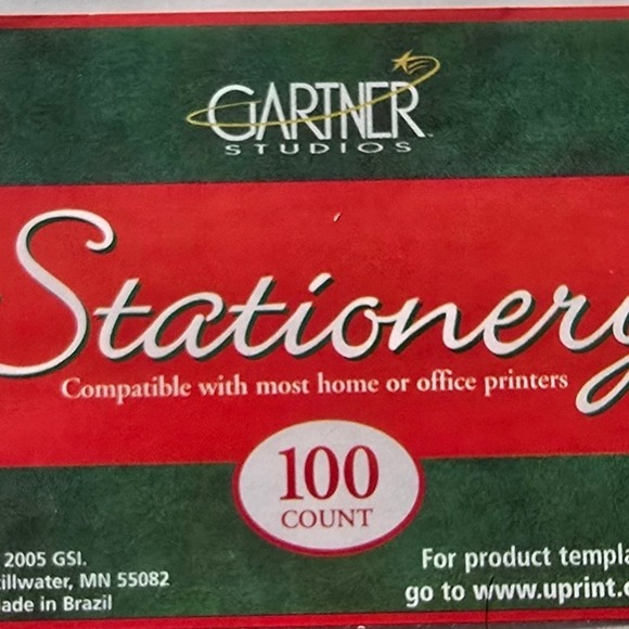 Winter Christmas Printer Stationery Paper Snowman Christmas Holiday Theme 100 Ct - Picture 4 of 5